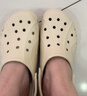 卡駱馳（CROCS）貝雅云彩女士洞洞鞋戶(hù)外休閑鞋|208186 冬日白-11S 40 (260mm) 曬單實(shí)拍圖