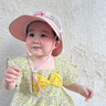 U&MUDI夏季寶寶帽子薄款透氣防曬遮陽(yáng)帽卡通男女兒童戶(hù)外披肩太陽(yáng)漁夫帽 粉色小兔-雙檐網(wǎng)款B 建議1-5歲 帽圍48-52cm 曬單實(shí)拍圖