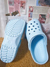 潔麗雅護士洞洞鞋女夏季2026新款涼鞋外穿防滑手術(shù)室醫護包頭涼拖鞋男夏 天空藍 38-39 【標準碼】 曬單實(shí)拍圖