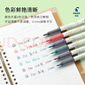 百樂(lè )（PILOT）【熱門(mén)商品】P500金標黑色中性筆0.5簽字筆商務(wù)水筆直液式走珠筆學(xué)生考試刷題高顏值文具套裝 6支 曬單實(shí)拍圖