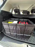 知聞汽車(chē)后備箱收納箱車(chē)載儲物盒牛津布尾箱整理箱車(chē)內用品神器 升級加厚款-中號（帶儲鞋口-52L） 曬單實(shí)拍圖