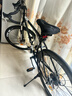 EG7公路自行車(chē)成人賽車(chē)變速活飛彎把超快競速超輕實(shí)心胎死飛男女單車(chē) 減震 26寸24速-60刀【純黑色】 曬單實(shí)拍圖