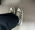 adidas ENTRAP美式校園風(fēng)運動(dòng)少年感復古籃球風(fēng)板鞋男女阿迪達斯   銀灰/清澈灰/白色   41 曬單實(shí)拍圖