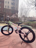 飛鴿兒童自行車(chē)6-12-18歲青少年山地車(chē)男女孩學(xué)生單車(chē)粉綠24寸變速體 曬單實(shí)拍圖