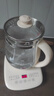 九陽(yáng)（Joyoung）0膠水養生壺 1.5L煮茶器 玻璃花茶壺 316不銹鋼燒水壺電熱水壺 WY301 曬單實(shí)拍圖