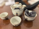 唐豐汝窯旅行茶具套裝戶(hù)外露營(yíng)便攜式茶壺茶杯茶具伴手禮 曬單實(shí)拍圖