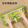 美添樂(lè )（HoMettler）夾布平板拖把38cm桿長(cháng)130cm2拖布家用夾布拖大號干濕兩用木地板拖 曬單實(shí)拍圖
