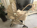 酷貝樂(lè )（coballe）嬰兒推車(chē)可坐可躺輕便折疊嬰兒車(chē)0-3歲減震高景觀(guān)雙向寶寶手推車(chē) 【5代】香檳金（輕便護脊+推桿秒換向） 曬單實(shí)拍圖
