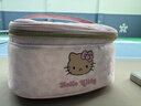 野獸派家居（tbh）三麗鷗Hello Kitty手提大容量旅行絎縫化妝包洗漱包 Hello Kitty小號旅行絎縫化妝包 粉色豹紋 曬單實(shí)拍圖