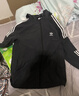 adidas經(jīng)典三條紋運動(dòng)連帽夾克外套男女春季阿迪達斯三葉草   黑色   XS 曬單實(shí)拍圖
