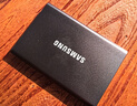 三星（SAMSUNG）1TB Type-c USB 3.2 移動(dòng)固態(tài)硬盤(pán)（PSSD） T7 灰色 NVMe讀速1050MB/s 手機直連 Mac mini外接 曬單實(shí)拍圖