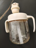 英氏（YEEHOO）兒童水杯嬰兒寶寶牛奶杯子吸管奶瓶1-3歲學(xué)飲杯吸管杯幼兒園 曬單實(shí)拍圖