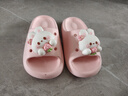 土豆屋兒童拖鞋中大童小孩室內外防滑軟底涼拖鞋 萌萌小兔190碼 曬單實(shí)拍圖