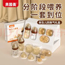 貝因美新生兒奶瓶禮盒套裝0-6個(gè)月以上寶寶防脹氣奶嘴玻璃PPSU嬰兒送禮 曬單實(shí)拍圖