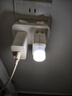 閃光燈/手柄便攜USB迷你床頭小夜燈插充電寶燈電腦鍵盤(pán)輔助燈光 USB直插小夜燈白光*2 曬單實(shí)拍圖