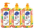超能 離子去油洗潔精1kg*3瓶 西柚祛腥快速去油  餐具果蔬清潔不傷手 曬單實(shí)拍圖