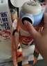 晨光指紋解鎖兒童智能保溫杯560ml大容量316L不銹鋼吸管水杯學(xué)生男孩 曬單實(shí)拍圖