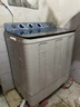 長(cháng)虹半自動(dòng)波輪洗衣機 家用老式雙缸雙桶 洗脫一體機 大容量脫水甩干機 以舊換新 洗脫21.8公斤【洗滌15公斤+脫6.8公斤】 雙缸 曬單實(shí)拍圖