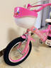 永久（FOREVER）兒童自行車(chē)6-10歲男女寶寶款腳踏車(chē) 公主粉14寸適用身高95-115cm 曬單實(shí)拍圖