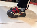 Jeep吉普童鞋兒童防滑鞋女童秋冬2025新款男童老爹鞋軟底魔術(shù)貼跑步鞋 深蘭紅 30 鞋內長(cháng)約19.3cm 曬單實(shí)拍圖