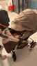 奔昂 嬰兒推車(chē)可坐可躺輕便避震寶寶折疊嬰兒車(chē)雙向BB童車(chē)手推車(chē) 升級深卡其+一鍵單手收+可坐躺+雙向推行+四輪高配 曬單實(shí)拍圖