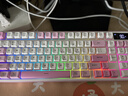聯(lián)想（Lenovo）GK10 Lite 98W無(wú)線(xiàn)藍牙三模鍵盤(pán) 機械手感RGB 電競游戲電腦辦公靜音鍵盤(pán) 極光系列98配列 粉白拼色 曬單實(shí)拍圖