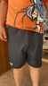 安德瑪（Under Armour）兒童夏季運動(dòng)套裝夏款短褲短袖套裝男大童短袖梭織短褲套裝 黑T黑短褲 170 曬單實(shí)拍圖