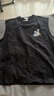 UR秋季新款男裝趣味休閑卡通圖案無(wú)袖背心UUV450004 正黑 L 曬單實(shí)拍圖