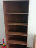 落地置物架實(shí)木書(shū)架臥室不占地方書(shū)柜多層展示柜窄邊靠墻收納柜子 【松木款】六層|寬25CM胡桃色70x25x166CM 曬單實(shí)拍圖