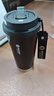 富光拾喜保溫杯咖啡杯316L不銹鋼男女士不銹鋼水杯便攜車(chē)載杯子黑色520ml 曬單實(shí)拍圖
