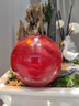 寶拉布菲紅水晶擺件原石裝飾輕奢高檔水晶球擺件招財鎮宅辦公室開(kāi)業(yè)禮品 直徑8cm【送底座】 曬單實(shí)拍圖