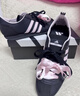 adidas「冰淇淋T頭鞋」VS JOG 2.0薄底運動(dòng)鞋男女阿迪達斯輕運動(dòng)   黑色/淺粉 (推薦女生選小半碼)   38 曬單實(shí)拍圖