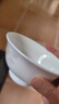 景黛景德鎮陶瓷米飯碗家用高顏值中式簡(jiǎn)約防燙大湯碗菜盤(pán)魚(yú)盤(pán)骨瓷餐具 4.5英寸高腳碗10個(gè) 曬單實(shí)拍圖