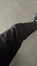 探拓（TECTOP）沖鋒褲男加絨保暖防風(fēng)軟殼褲登山徒步褲 男款黑色 L 曬單實(shí)拍圖