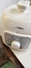 美的（Midea）電壓力鍋1.8L/2.2/2.5升 1-2-3-4人小型迷你雙膽高微壓0氟陶瓷內膽 智能預約燉鍋火鍋高壓鍋電飯煲 1.8L 70kpa高壓快煮丨白晶內膽旋鈕 曬單實(shí)拍圖
