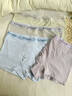 貓人青少年內褲男生發(fā)育期初高中生純棉抑菌平角褲男孩中大童四角短褲 淺灰+淺藍+淺綠+淺紫 4條 【10A抑菌 舒適透氣】 175 (XL) （建議身高165-170，體重110-130斤） 曬單實(shí)拍圖