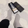 夢(mèng)特嬌襪子男士夏季100%純棉薄款網(wǎng)眼透氣吸汗中筒襪抗菌防臭夏天商務(wù)襪 曬單實(shí)拍圖
