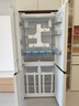 容聲冰箱503升60cm薄平嵌底部散熱式十字對開(kāi)四門(mén)無(wú)霜冰箱一級變頻電冰箱 白色零距離嵌入BCD-503WD1FPQ 【藍光養鮮平嵌系列】 曬單實(shí)拍圖