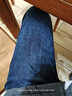 海瀾之家（HLA）牛仔褲男三國演義大碼直筒褲五袋款褲子男HKNAW3Y141A 牛仔藍過(guò)渡色（中）4F 【預訂】 2XL 185/92A 推薦163~176斤 曬單實(shí)拍圖