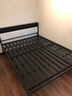 科虎床鐵藝床雙人床1.5x2米鐵架床家用鐵床架 黑床架【高尾】白軟包【熱銷(xiāo)款】 1.5*1.9/2.0m【默認2.0】 曬單實(shí)拍圖