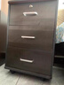 可移動(dòng)小柜子辦公室實(shí)木風(fēng)文件柜帶輪帶鎖桌下儲物矮柜收納抽屜柜 【送貨上門(mén)】北美黑胡桃色37*34*58CM 曬單實(shí)拍圖