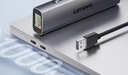 聯(lián)想（Lenovo）USB3.0分線(xiàn)器拓展塢擴展塢轉千兆網(wǎng)口RJ45有線(xiàn)網(wǎng)卡轉接頭筆記本電腦USB擴展器小新一拖四轉換器 曬單實(shí)拍圖
