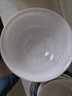 瓷秀源純白唐山骨瓷碗家用套裝微波爐米飯碗面碗粥碗防燙吃飯餐具陶瓷碗 5英寸金鐘碗10個(gè) 曬單實(shí)拍圖
