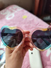 迪士尼（Disney）兒童太陽(yáng)眼鏡女童防曬墨鏡3-8歲寶寶可愛(ài)女孩戶(hù)外眼鏡愛(ài)心彩虹 曬單實(shí)拍圖