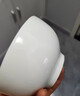 潔雅杰陶瓷碗中式白瓷小碗家用4.5英寸米飯碗喝湯碗面碗套裝10只裝 曬單實(shí)拍圖