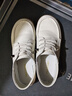 木林森女鞋兩穿小白鞋休閑鞋百搭通勤單鞋一腳蹬軟底媽媽鞋 米白色 39 曬單實(shí)拍圖