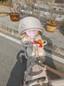 XUM嬰兒車(chē)嬰兒推車(chē)0-6歲用折疊可坐可躺帶減震遛娃神器雙向溜娃車(chē) 六重減震|加高防護|全棚 卡其色 曬單實(shí)拍圖