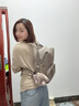愛(ài)可樂(lè )（Echolac）雙肩包女時(shí)尚背包旅行休閑書(shū)包百搭包送女友CKP2075云母灰M號 曬單實(shí)拍圖