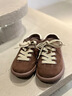 奧康（Aokang）夏季新款磨砂皮系帶勃肯鞋厚底包頭半托涼鞋戶(hù)外休閑復古拖鞋男鞋 沙土棕 標準運動(dòng)尺碼 41 曬單實(shí)拍圖