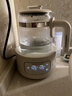 摩飛電器（Morphyrichards）全玻璃養生壺恒溫水壺家用燒水壺多段控溫電熱水壺極速風(fēng)冷沖奶泡奶機MR5602 1.2L 椰奶白 曬單實(shí)拍圖
